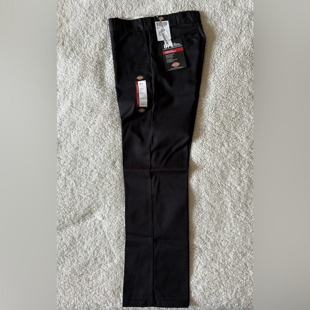 Dickies Men's 874 Original Fit Work Pants Black Size 29 x 32 New with Tags